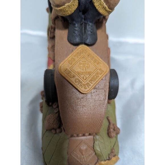 Tom Clark Cairn Studio Gnome Figurine Cub Scout Artist Signed Pinewood Derby BSA - Picture 5 of 7